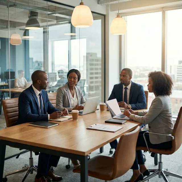 Réunion de travail chez MC Impact